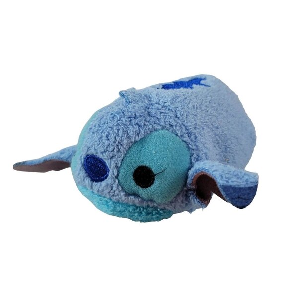Disney Store Stitch Mini Plush Lilo & Stitch 3.5" Stackable Embroider Tsum Tsum - Picture 1 of 8